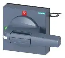 8UD1841-2CF01: Handle, with Masking Frame, Grey, 100 mm, 3KD & 3KF Series Switch Disconnectors