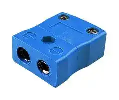 AS-T-F: Thermocouple Connector, Standard, Blue, Socket, Type T, ANSI, In Line