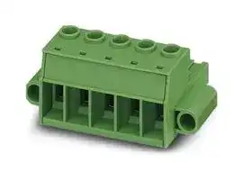 1709129: Pluggable Terminal Block, w/Flange, 10.16 mm, 5 Ways, 16 mm², Screw
