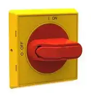 OHYS2PJ: SELECTOR HANDLE, DISCONNECT SW, RED/YEL
