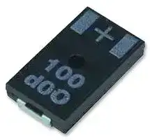 2.5SLE82M: Polymer Aluminium Electrolytic Capacitor, 82 µF, 2.5 V, 2917 [7343 Metric], 9000 µohm