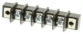 38720-6205: PCB Mount Barrier Terminal Block, 9.53 mm, 1 Row, 5 Ways, 22 AWG, 14 AWG, 15 A