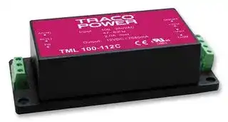 TML 100-112C: AC/DC Enclosed Power Supply (PSU), ITE, 1 Outputs, 85 W, 12 VDC, 7 A