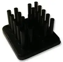 MBH19002-12P/2.6: Heat Sink, BGA, Black Anodized, 7.9 °C/W, BGA, 19 mm, 12 mm, 19 mm