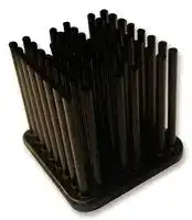 MBH27002-25P/2.6: Heat Sink, BGA, Black Anodized, 3.3 °C/W, BGA, 27 mm, 25 mm, 27 mm