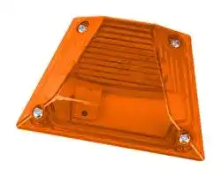 X10/CE/M3B/AL: AMBER LENS FOR MAXI BEACON