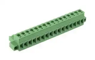 1757158: Pluggable Terminal Block, 5.08 mm, 16 Ways, 24 AWG, 12 AWG, 2.5 mm², Screw