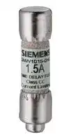 3NW1006-0HG: Fuse, Cartridge, Time Delay, 600 mA, 600 V, 10.3mm x 38.1mm, 0.4" x 1.5", SENTRON Series