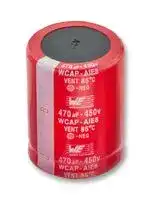 861221483002: Electrolytic Capacitor, Snap-in, 82 µF, 450 V, ± 20%, Snap-In, 3000 hours @ 85°C