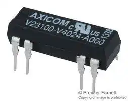 V23100V4015A010: Reed Relay, SPST-NO, 15 VDC, V23100-V4 Series, Through Hole, 2 kohm, 1 A
