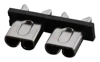 3522-2: Fuseholder, PCB Mount, 500V, 30A, 0.6 x 5.2mm, Solder, Through Hole, Vertical