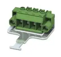 1702013: Pluggable Terminal Block, w/ Flange & Shld, 7.62 mm, 6 Ways, 5 mm², Screw