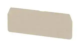 1683880000: END PLATE, WHT, PLASTIC, TERMINAL BLOCK