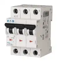 FAZ-D63/3: Thermal Magnetic Circuit Breaker, MCB, FAZ, 3P, 10 kA, 400 V, 63 A