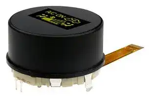 MDOD128064A1D-YM: Graphic OLED, 128 x 64 Pixels, Yellow on Black, 3V, SPI, I2C, 39.4mm x 24.8mm, -20 °C