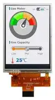 MDT0240A12SSR-SPI: TFT LCD, 2.4 ", 240 x 320 Pixels, Portrait, RGB, 3.3V