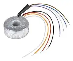 RKD 120/2X15: Toroidal Transformer, 45mm x 96mm, 120 VA, 2 x 115V, 2 x 15V, Dual Primary, Dual Secondary, Open