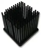 MBH375002-33P/2.6: Heat Sink, BGA, Black Anodized, 2.1 °C/W, BGA, 37 mm, 33 mm, 37 mm