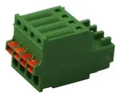 ASP0510406: Standard Terminal Block, Pluggable, 4 Contacts, 2.5 mm, Terminal Block, Pluggable, Cable Mount