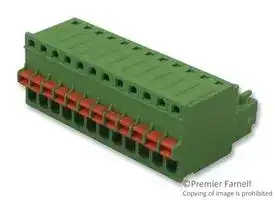 ASP0511206: Standard Terminal Block, Pluggable, 12 Contacts, 2.5 mm, Terminal Block, Pluggable, Cable Mount