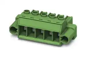 1777888: Pluggable Terminal Block, w/ Flange, 7.62 mm, 7 Ways, 5 mm², Screw