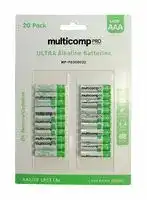 PE000002: Battery, 1.5 V, AAA, Alkaline, 1.1 Ah, Raised Positive and Flat Negative, 10.5 mm