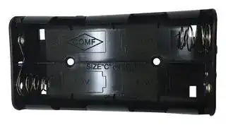 PE000012: Battery Holder, Panel Mount, C x 2