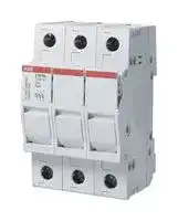 2CSM204753R1801: DIN RAIL MOUNT FUSE HOLDER, 3P, 32A/690V