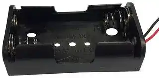PE000018: Battery Holder, Panel, AA Battery Size, 2 Position