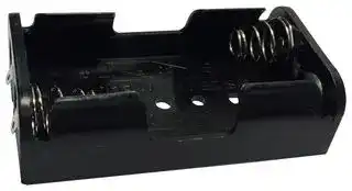 PE000019: Battery Holder, Panel, AA Battery Size, 2 Position