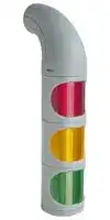89408055: Beacon, LED, Green/Red/Yellow, Steady, 24 VDC, 85 mm x 394 mm, IP65/69K