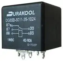 DG85B-8011-35-1024: Automotive Relay, 24 VDC, 60 A, SPDT, Through Hole, Solder, DG85