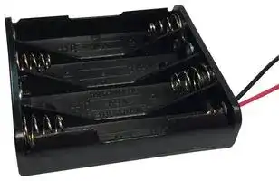 PE000024: Battery Holder, Panel, AAA Battery Size, 4 Position