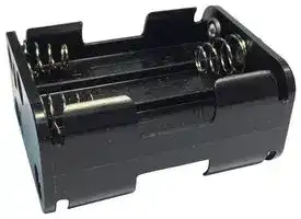 PE000027: Battery Holder, Snap On, AA Battery Size, 6 Position