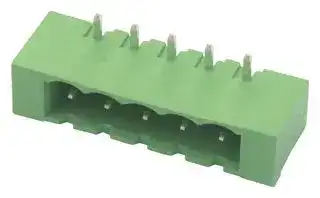 1809102: Terminal Block, Header, 5.08 mm, 5 Ways, 12 A, 320 V, Through Hole Right Angle