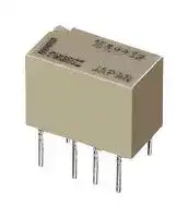 UA2-5NU: Signal Relay, 5 VDC, DPDT, 1 A, UA2 Series, Through Hole, Non Latching