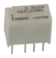 UA2-24NU: Signal Relay, 24 V, DPDT, 1 A, UA2, Through Hole, Non Latching