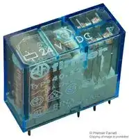 40.52.9.110.0000: Power Relay, DPDT, 110 VDC, 8 A, 40 Series, Through Hole