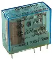 40.61.9.024.0000: Power Relay, SPDT, 24 VDC, 16 A, 40 Series, Through Hole, DC