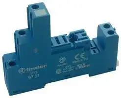 97.01: RELAY SOCKET, 250V, 16A, DIN RAIL