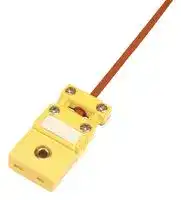 SMPW-CC-K-F-50 — Thermocouple Connector, Miniature, Yellow, Type K, Socket, SMPW-CC Series