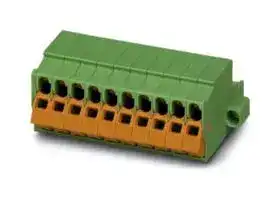 1718135: Pluggable Terminal Block, w/ Flange, 5 mm, 4 Ways, 1.5 mm², IDC