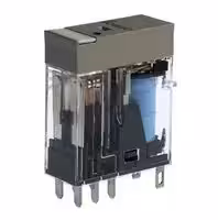 G2R-2-SN 110VDC (S): Power Relay, DPDT, 110 VDC, 5 A, G2RS Series, Socket, Non Latching