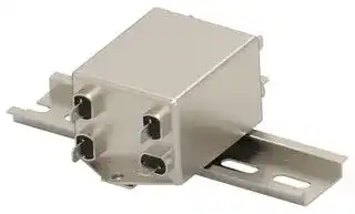 1KEBS1AFPDDM: Power Line Filter, General Purpose, 440 VAC, 1 A, Three Phase, 1 Stage, DIN Rail Mount