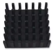 00C845401A: Heat Sink, BGA, FPGAs, Double Sided Adhesive, 9.6 °C/W, 25 mm, 9.4 mm, 25 mm