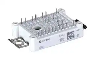 FP10R12W1T4BOMA1: IGBT Module, PIM Three Phase Input Rectifier, 20 A, 1.85 V, 105 W, 150 °C, Module
