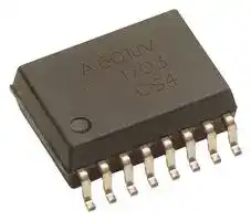 ASSR-601JT-000E: MOSFET Relay, SPST-NO (1 Form A), DC, 1 kV, 10 mA, SO-16 (12-Pin Used), Surface Mount