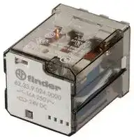 62.33.9.024.0000: Power Relay, 3PDT, 24 VDC, 16 A, 62 Series, Socket