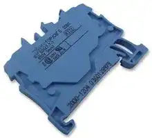 2000-1204: DIN Rail Mount Terminal Block, 2 Ways, 24 AWG, 16 AWG, 1.5 mm², Clamp, 13.5 A