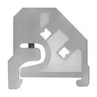 8WA1808: End Retainer, Thermoplastic, 10 mm